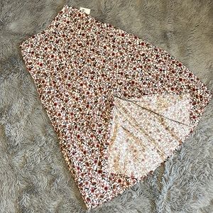 NWT partial elastic waist, button front flowy skirt from Old Navy